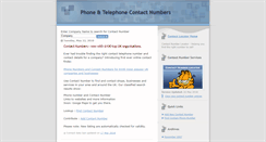 Desktop Screenshot of contact-number.co.uk